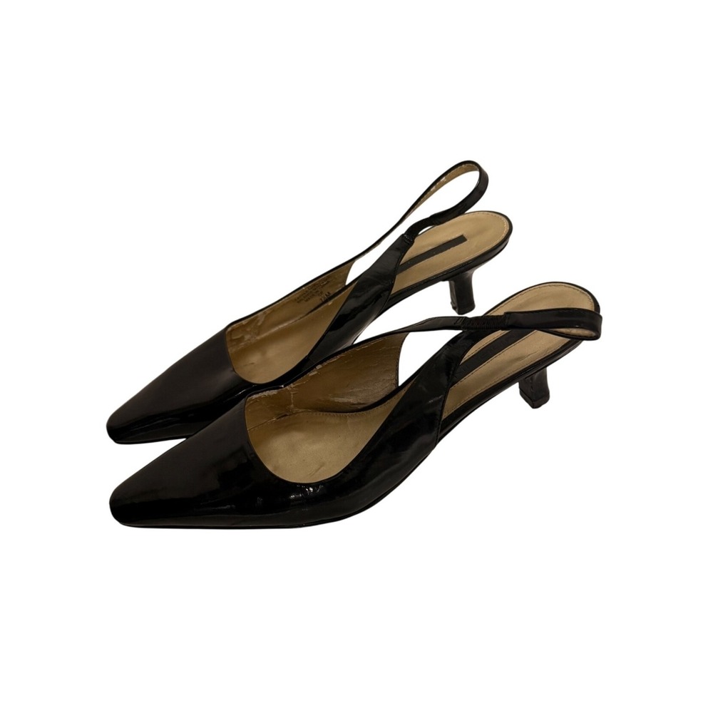 Bandolino Black Slingback Heels Women's‎ Size 7.5